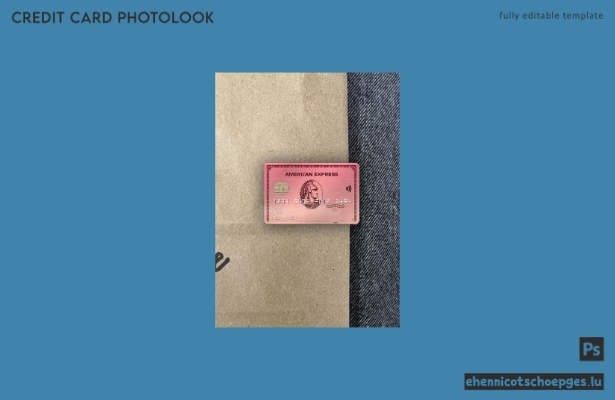USA Capital One Bank AMEX Rose Gold Card Foto-Beispielvorschau